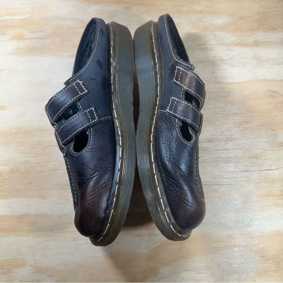 Dr. Martens Brown Leather Slip-On Loafers Men’s Size 9 - Picture 4 of 9
